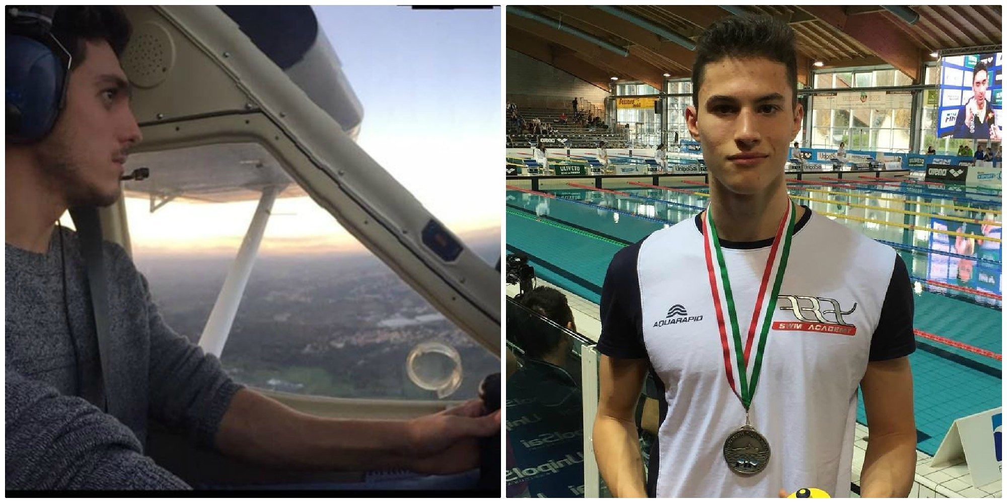 Gioele e Fabio, la tragica fine dei due grandi nuotatori: muoiono insieme nello schianto dell’ultraleggero