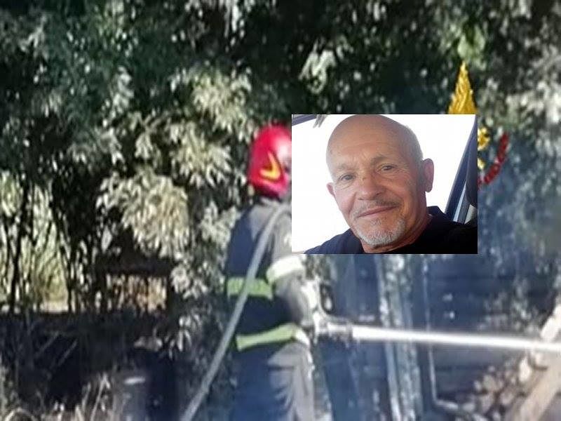 Dramma a Sinnai: Tore Podda cerca di spegnere un incendio e muore colto da un malore fatale
