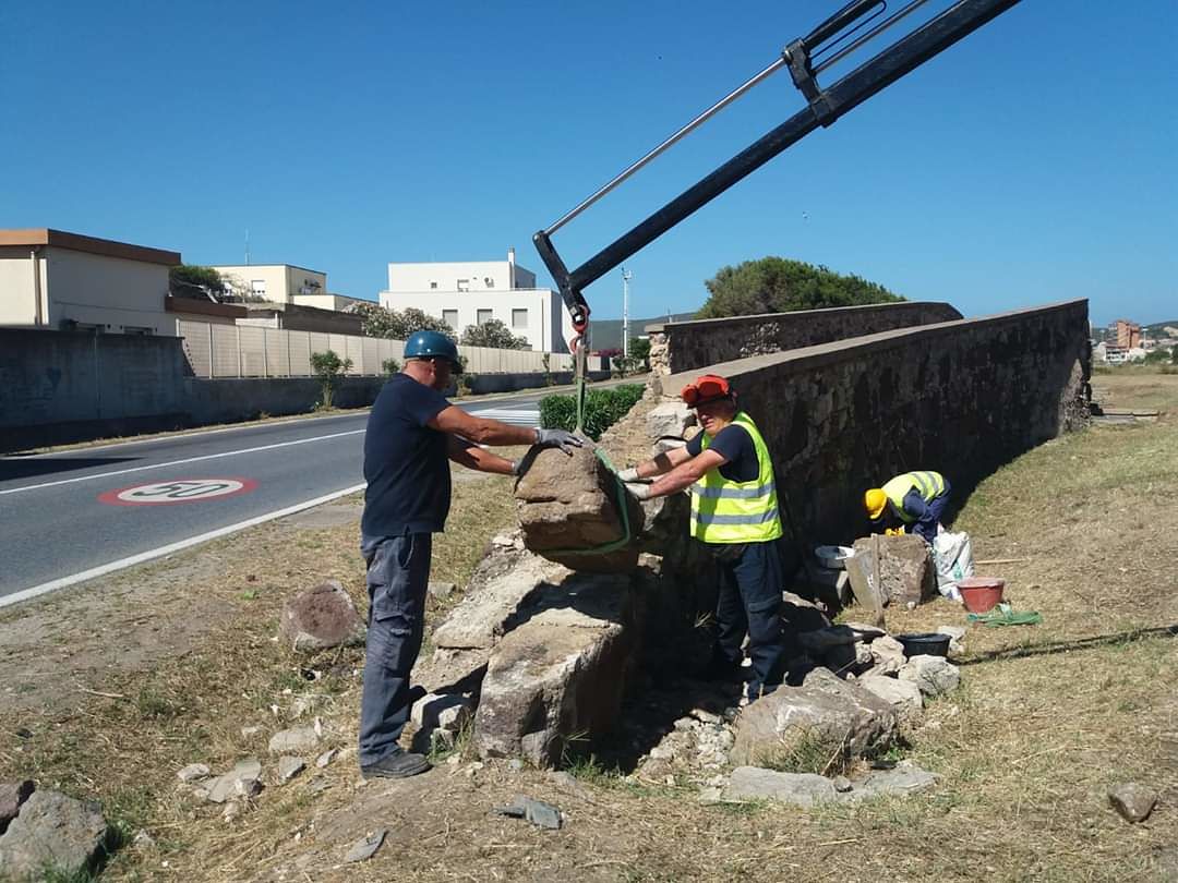 Intervento straordinario sul Ponte Romano a Sant’Antioco dopo gli ultimi incidenti stradali