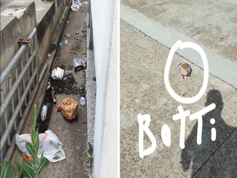 Sestu, petardi e rifiuti nel piazzale della chiesa: “Un vero scempio”