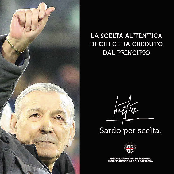 Gigi Riva testimonial d’eccezione della campagna di informazione sui prodotti sardi DOP e IGP