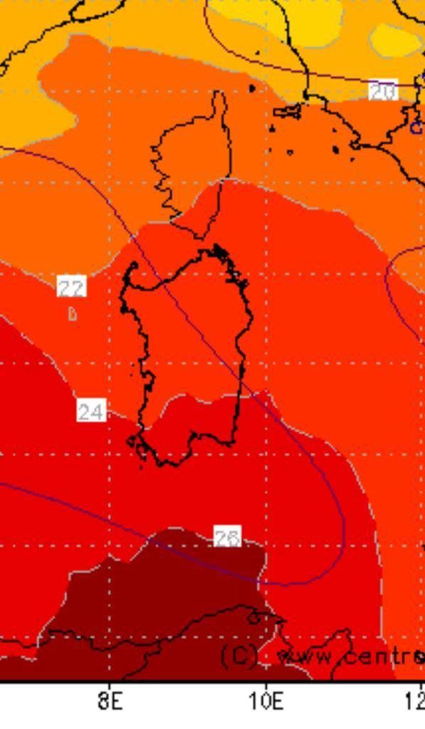 Sardegna, maxi ondata di calore in arrivo, la Protezione Civile: temperature tra 37 e 40 gradi domani nell’Isola