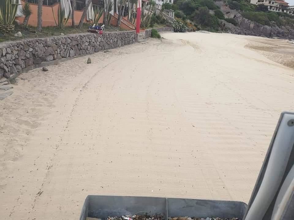 Portoscuso, via la posidonia da Is Canneddas. Pulizia della spiaggia anche a Portopaglietto