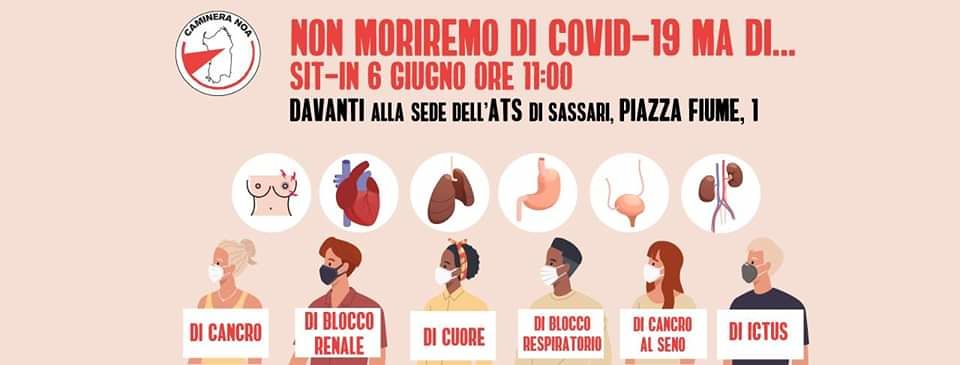 “Non moriremo di Covid-19 ma di…”: sit-in difesa della sanità pubblica sabato a Cagliari