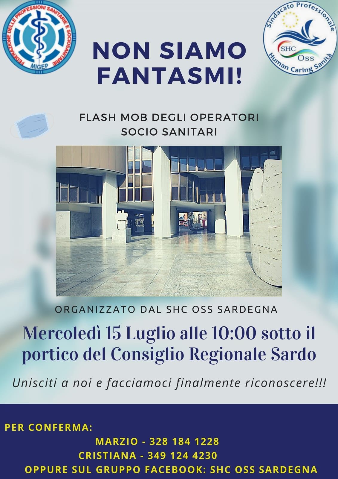 Sardegna, gli operatori sanitari “marciano” su Cagliari: “Ora basta, non siamo fantasmi”