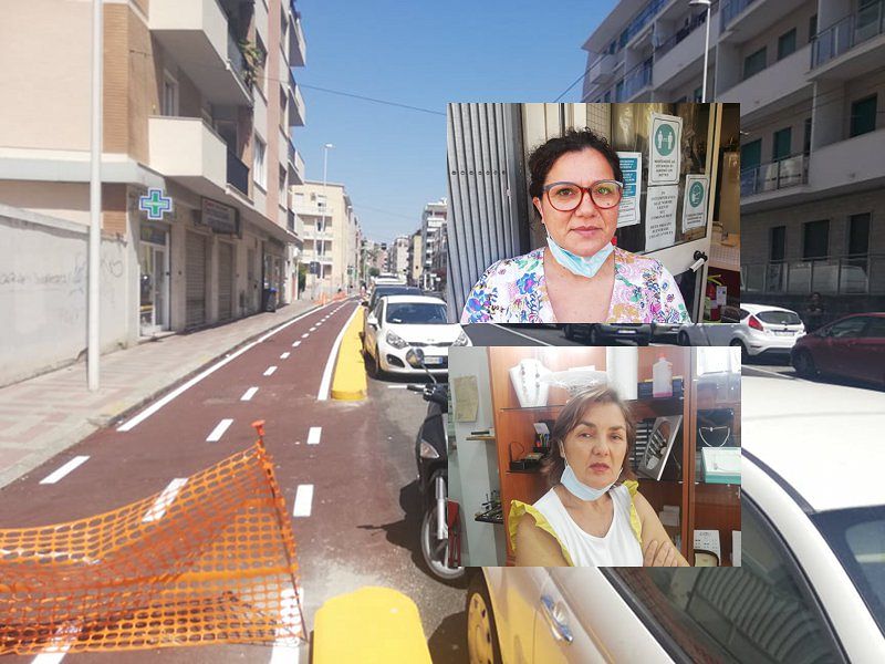 Cagliari, traffico e caos in via della Pineta: “Niente zona 30 ma pista ciclabile, affari in calo”