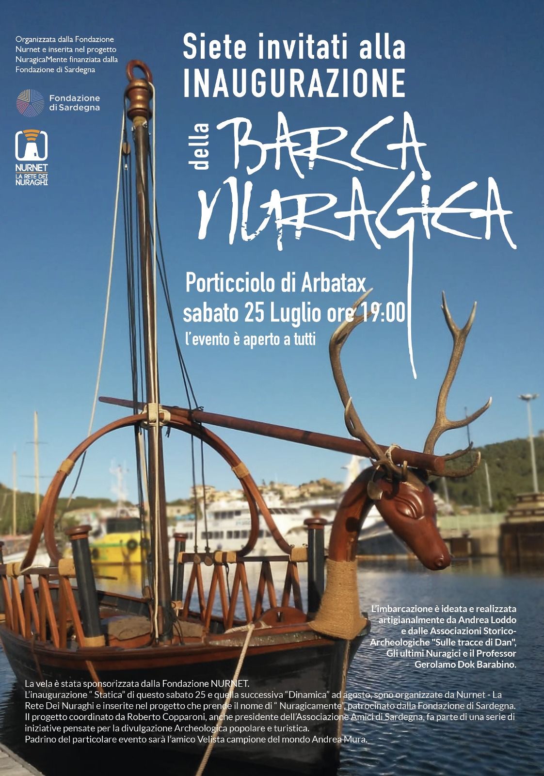 Tortolì, tutto pronto per il varo della barca nuragica