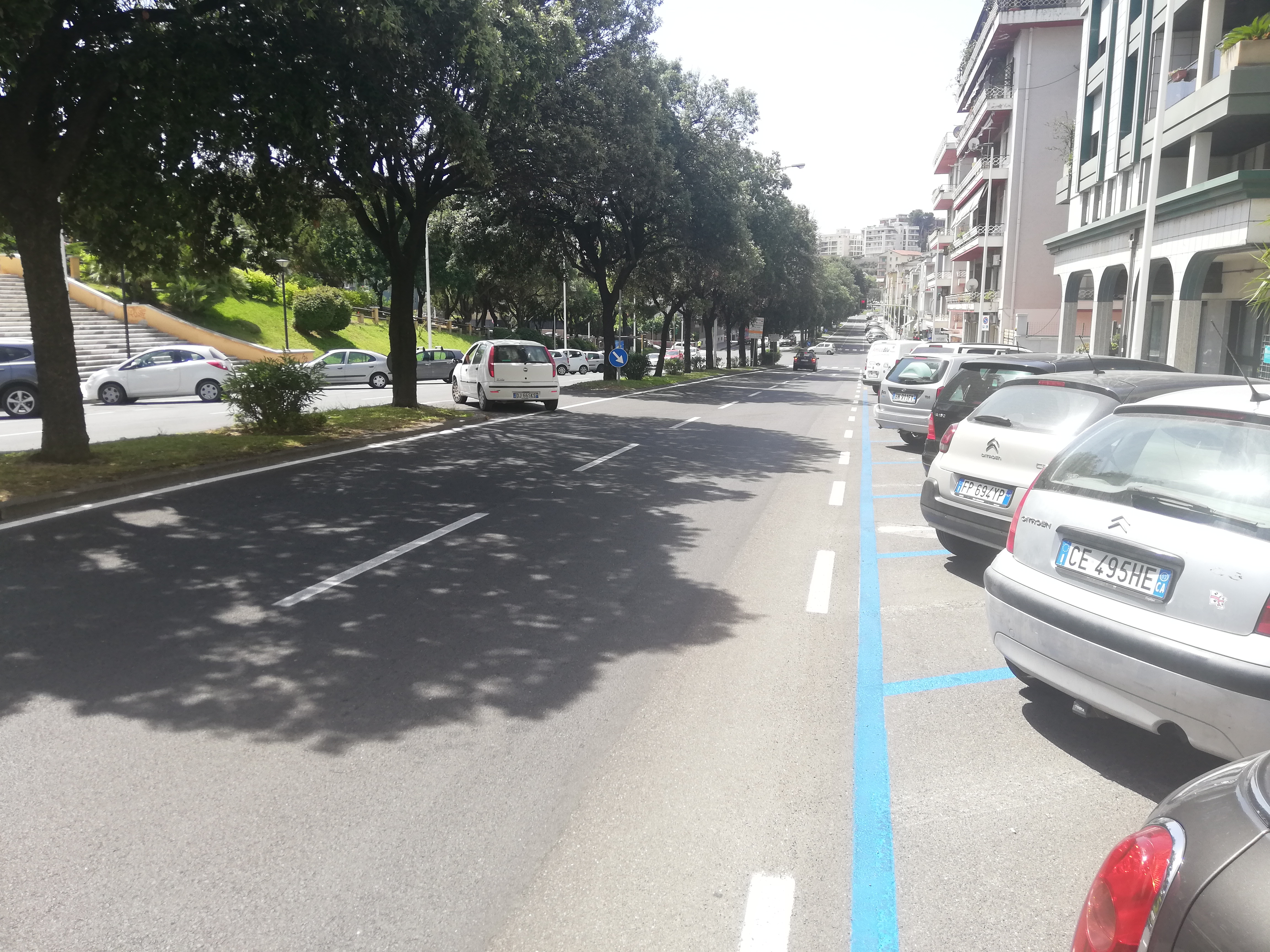 Cagliari, i nuovi parcheggi blu in via Scano? “Pesante eredità di Zedda, è stata sua la colpa”