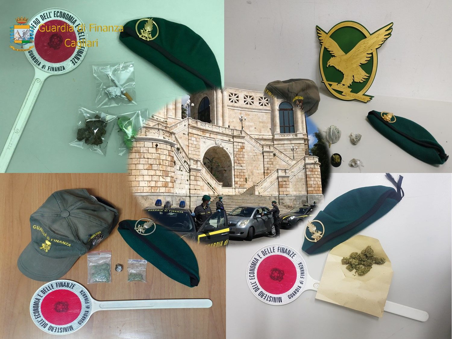 Droga tra il Poetto, Pula e la marina di Villasimius: 32 persone segnalate dalla Finanza