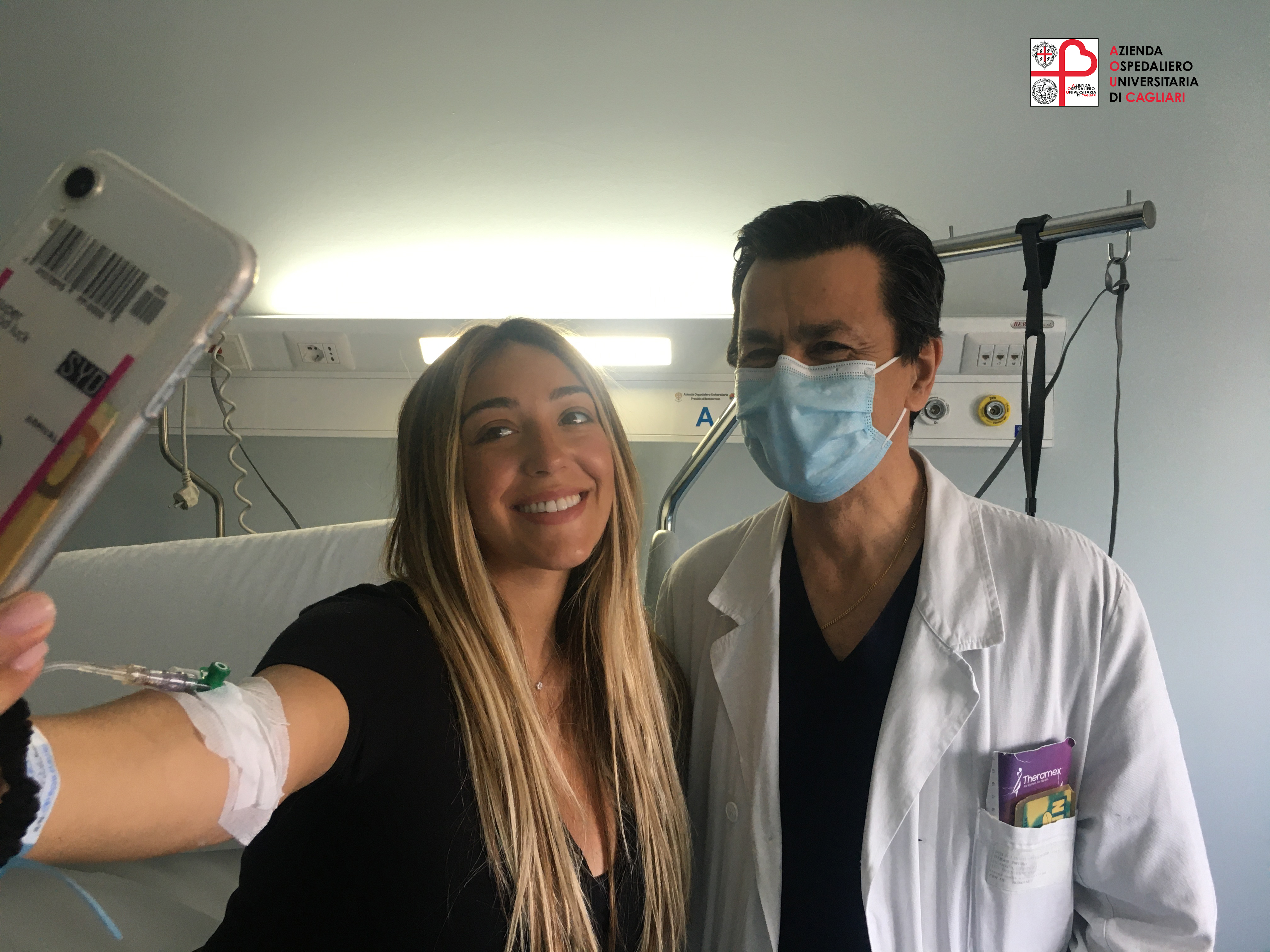 Fiocco rossoblù al Policlinico di Monserrato: è nato Tian, il figlio di Nandez