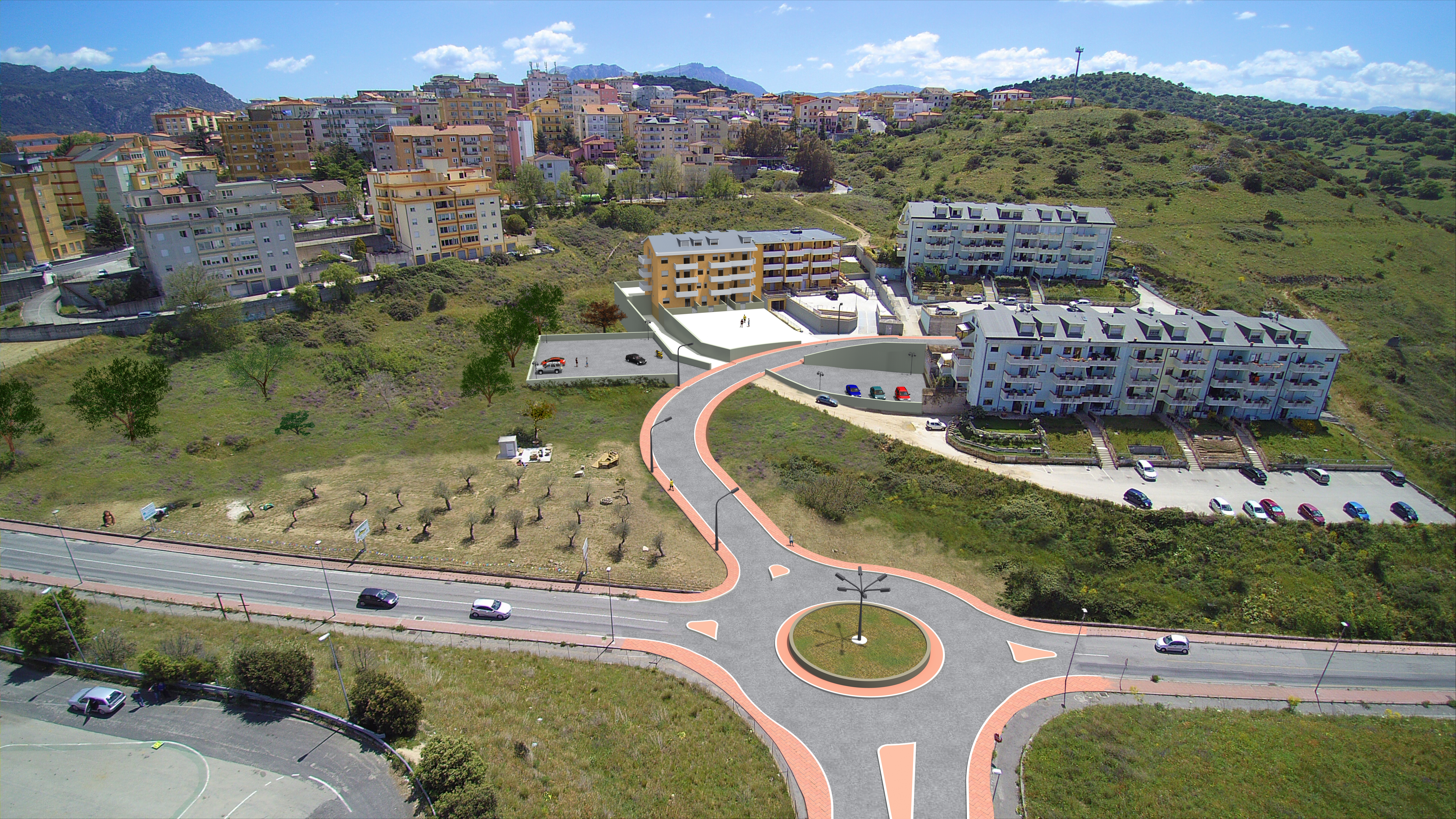 Nuoro, iniziati i lavori di riqualificazione in via Nieddu Semidei