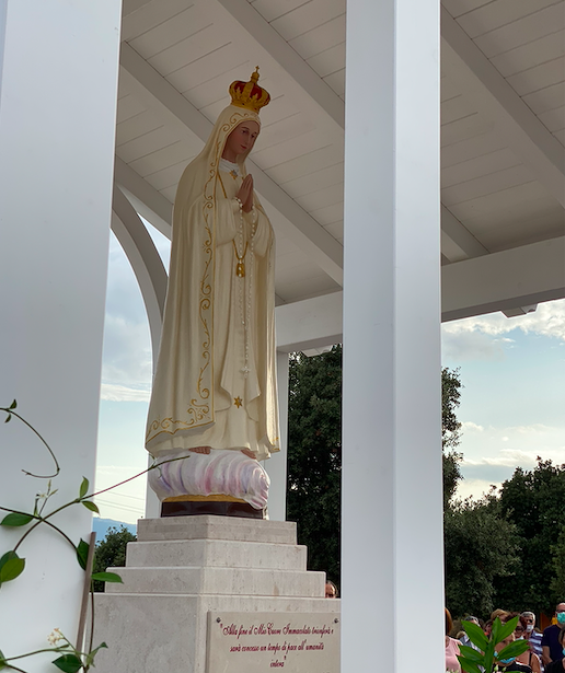 Pula, inaugurato il Parco intitolato alla Madonna di Fatima