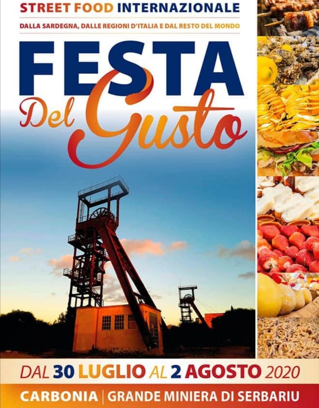 Carbonia capitale del cibo da strada per 4 giorni: stasera l’inaugurazione della “Festa del Gusto” internazionale