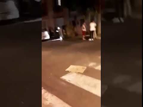 Cagliari, incidente choc nella notte in via Dante: auto ribaltata e feriti (VIDEO)