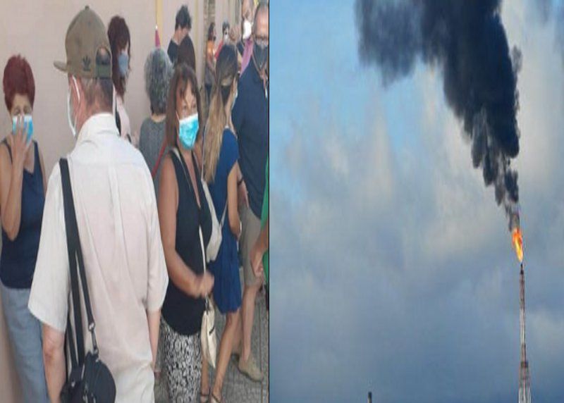 Capoterra, manifestazione contro Cacip e Saras: “Siamo stufi di vivere avvolti dalla puzza”