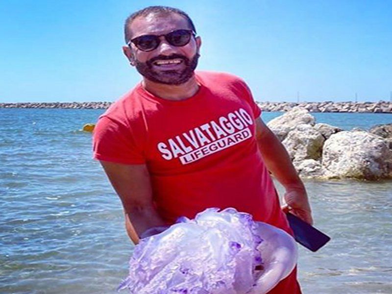 Cagliari, una gigantesca medusa a Giorgino: “Soccorsa e liberata da un bagnino”
