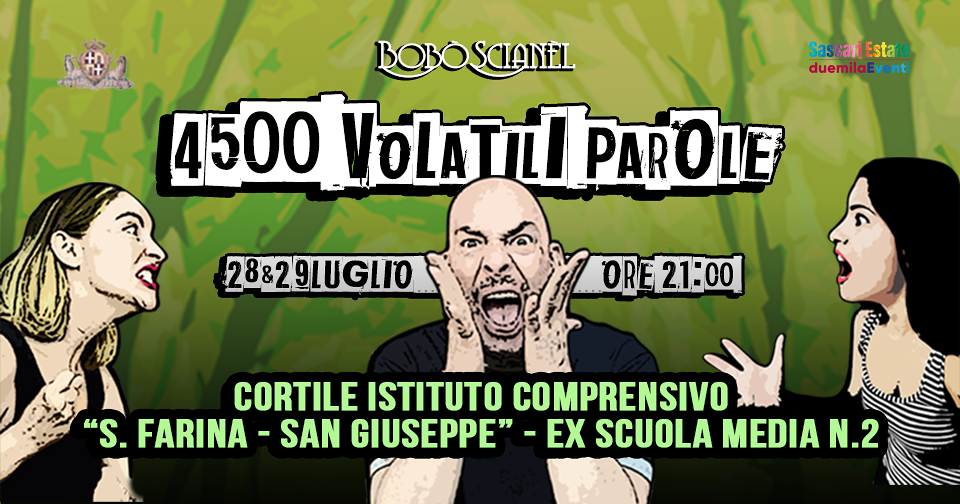 Bobòscianèl in “Quattromilacinquecentovolatiliparole”