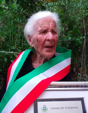 Escalaplano, tzia Maria conquista a 106 anni il titolo di cittadina più longeva