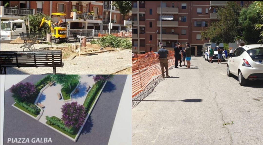 Monserrato, cittadini sul piede di guerra per il taglio degli alberi in piazza Galba