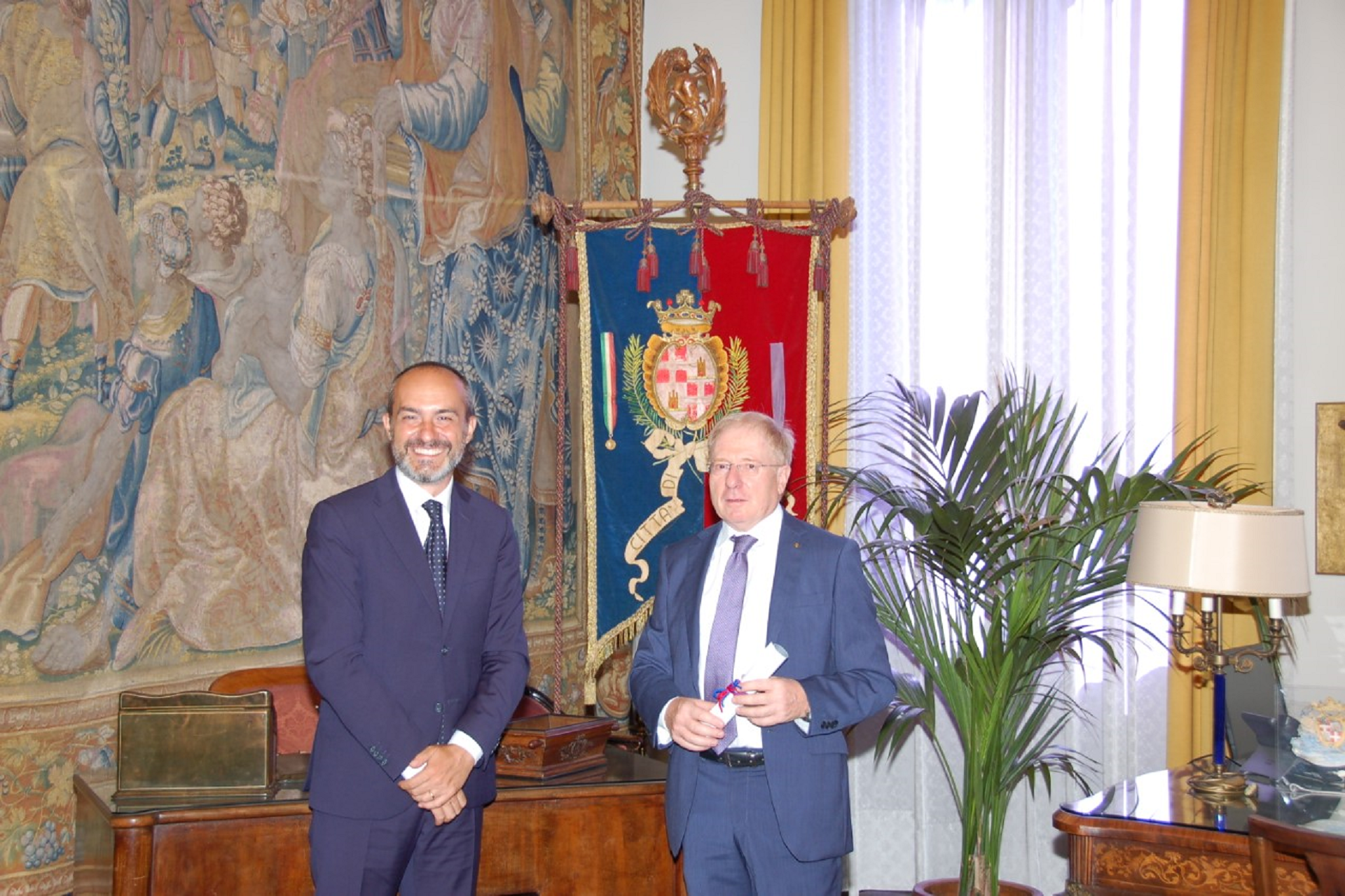 Ricevuto in Municipio dal sindaco Truzzu il nuovo prefetto di Cagliari