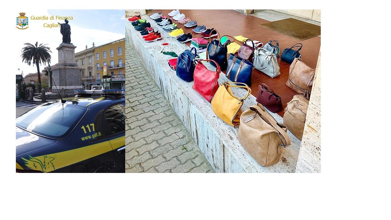 Cagliari, senegalese denunciato dai Baschi Verdi in via del Fangario: “Merce contraffatta e ricettazione”