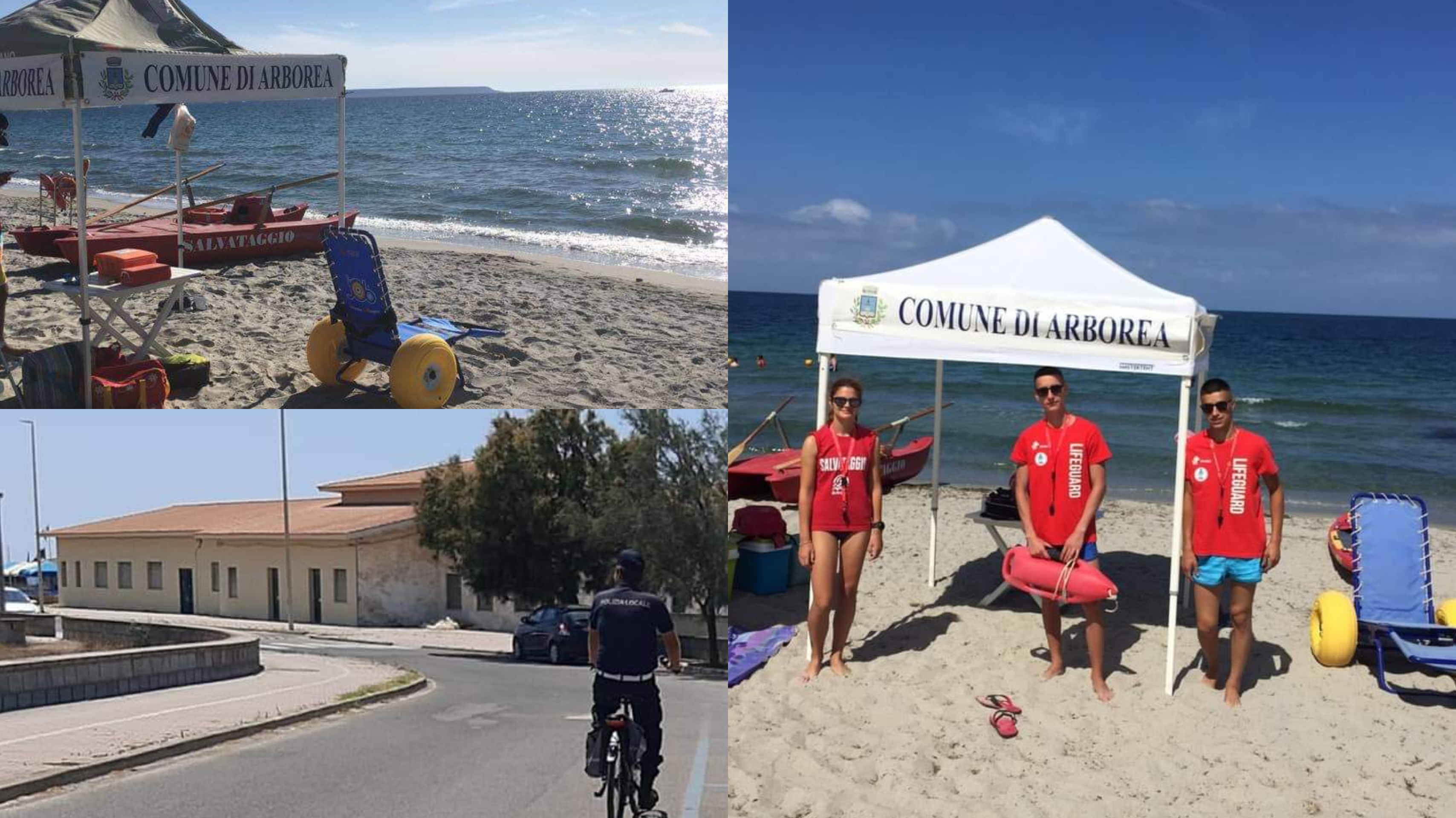 Marina di Arborea, litorale sicuro e all’avanguardia: in spiaggia anche il defibrillatore
