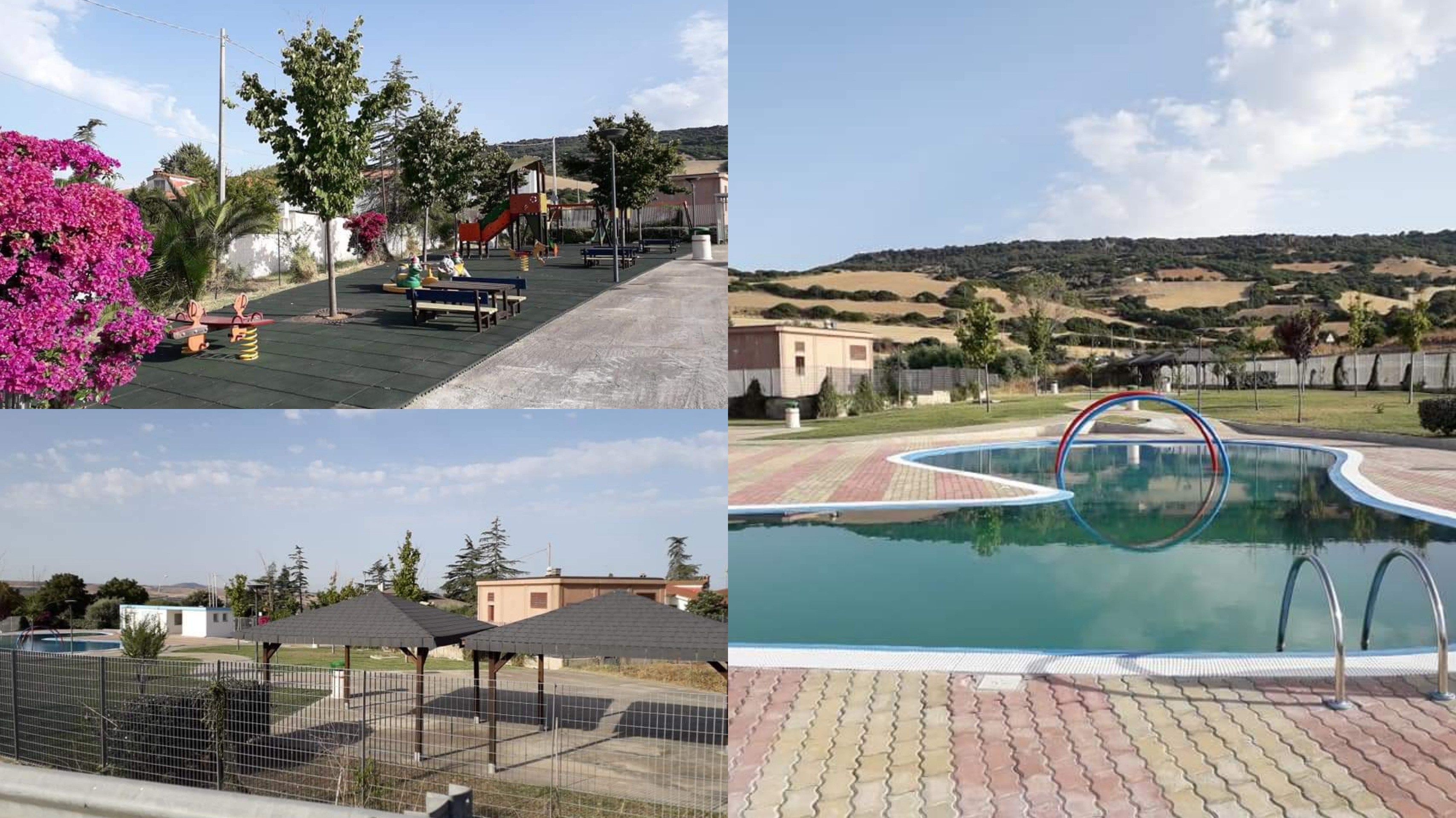 Gergei, apre il mega parco giochi: tanto verde e piscina per bambini