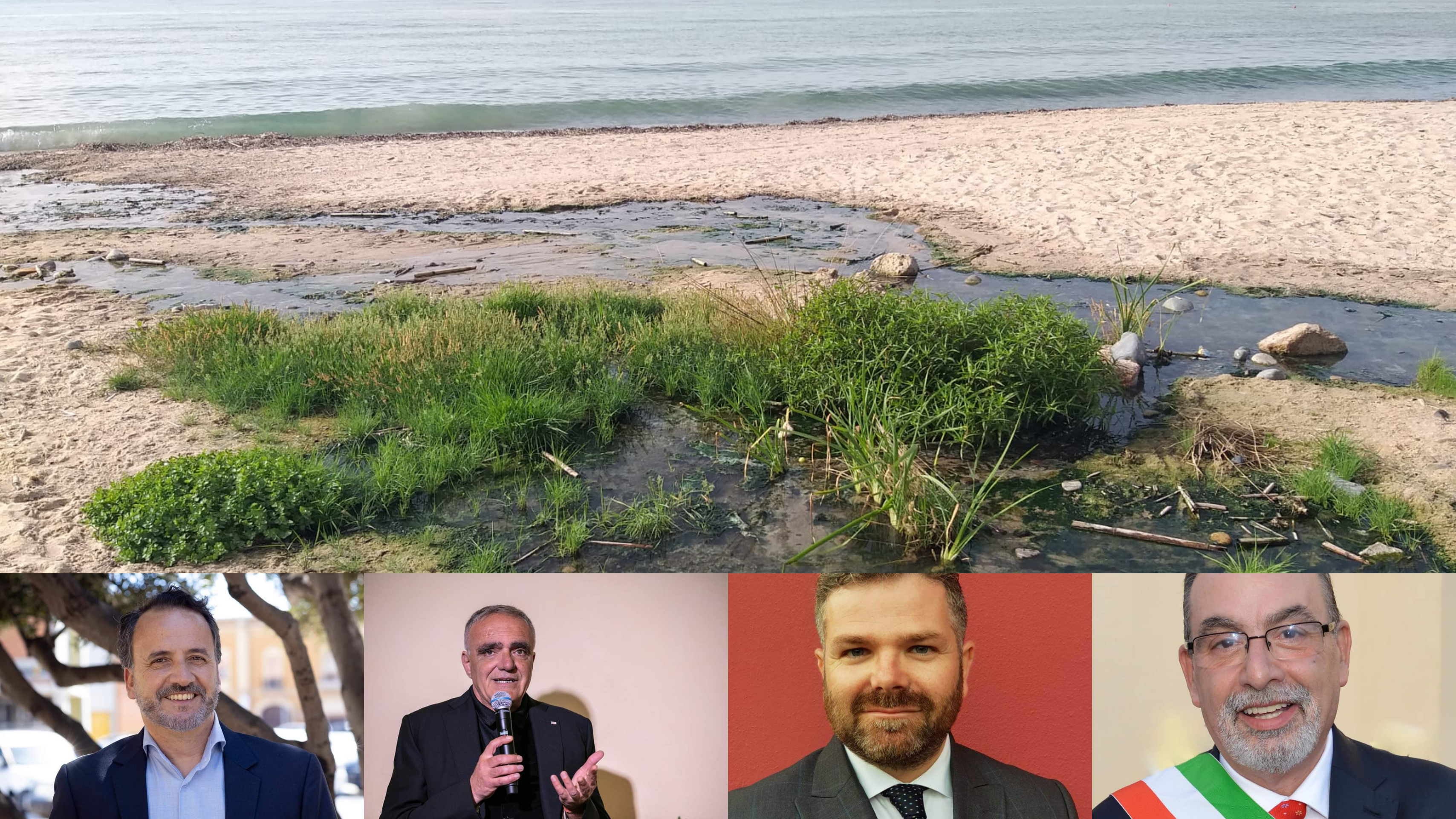 Flumini, le fogne in mare e i turisti scappano con i liquami in spiaggia: “Situazione assurda, da 20 anni nel caos”