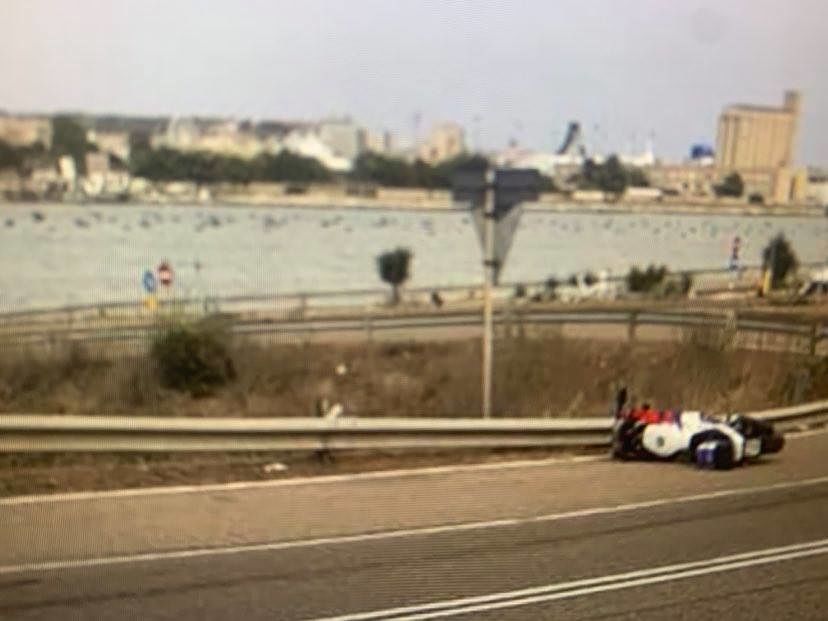 Cagliari, centauro muore tra Giorgino e il ponte della Scafa: impatto fatale nella curva