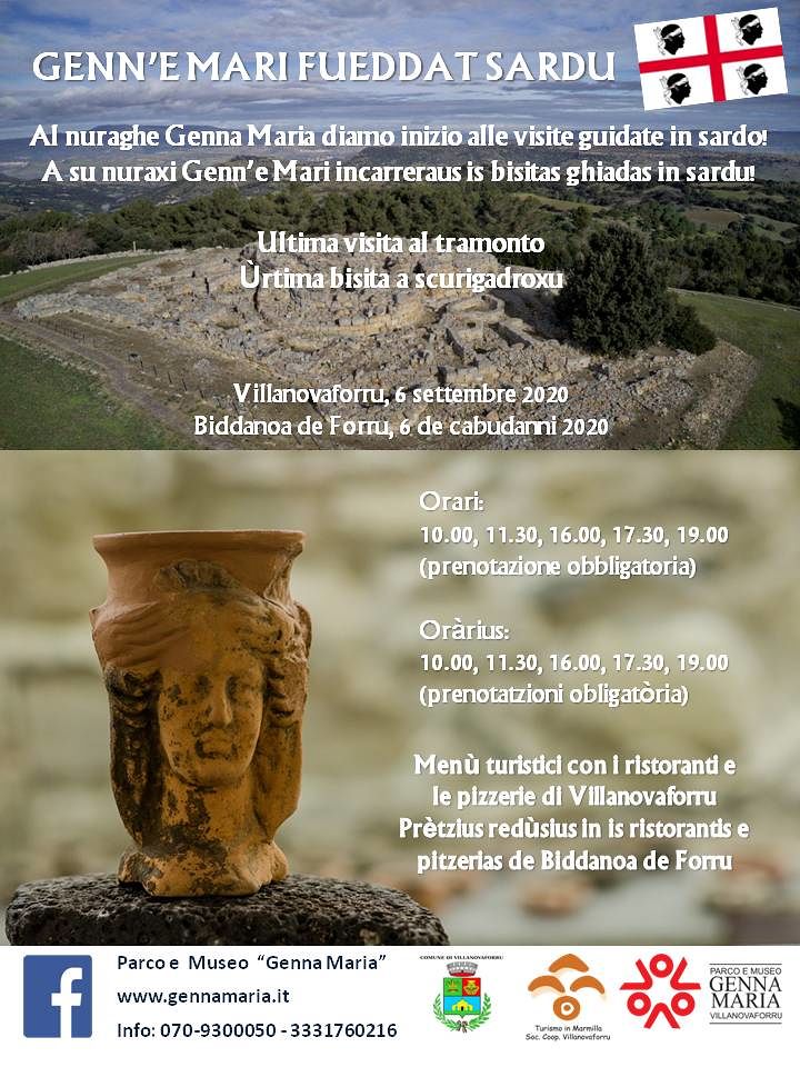 Villanovaforru, visite guidate in sardo al nuraghe Genna Maria