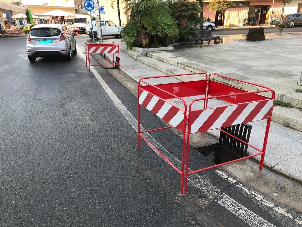 Samassi, caditoie aperte e transennate per tutta la durata dell’allerta meteo