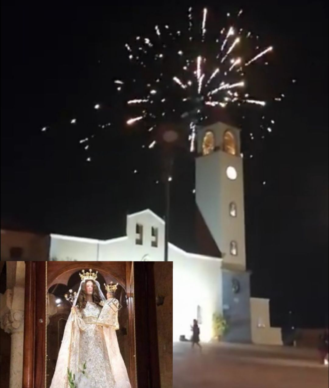 Uta si commuove al passaggio di Santa Maria: “E’ stato scritto un attimo della nostra storia”