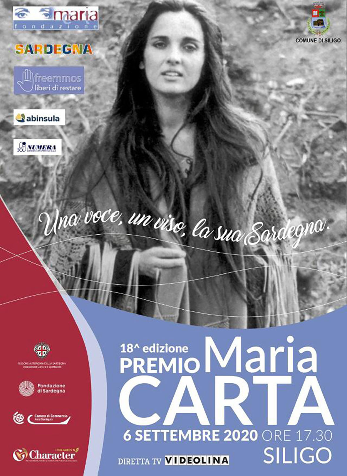 Domenica 6 settembre a Siligo ritorna il “Premio Maria Carta”