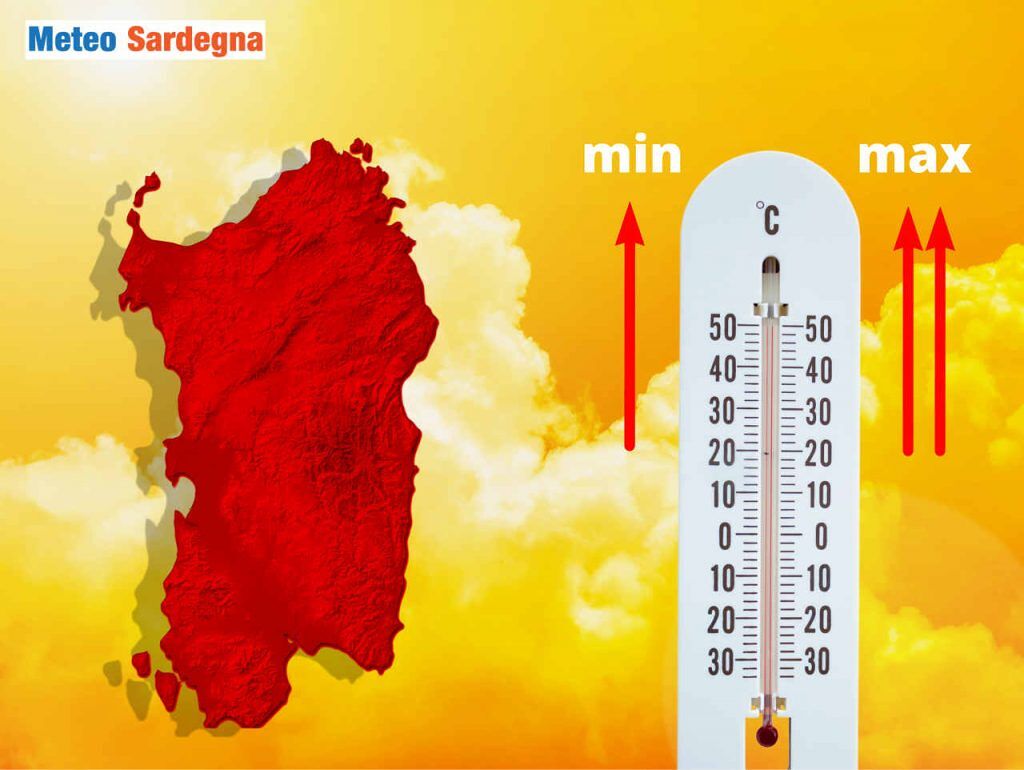 Sardegna, dopo maestrale e pioggia ritorna il caldo: temperature in rialzo