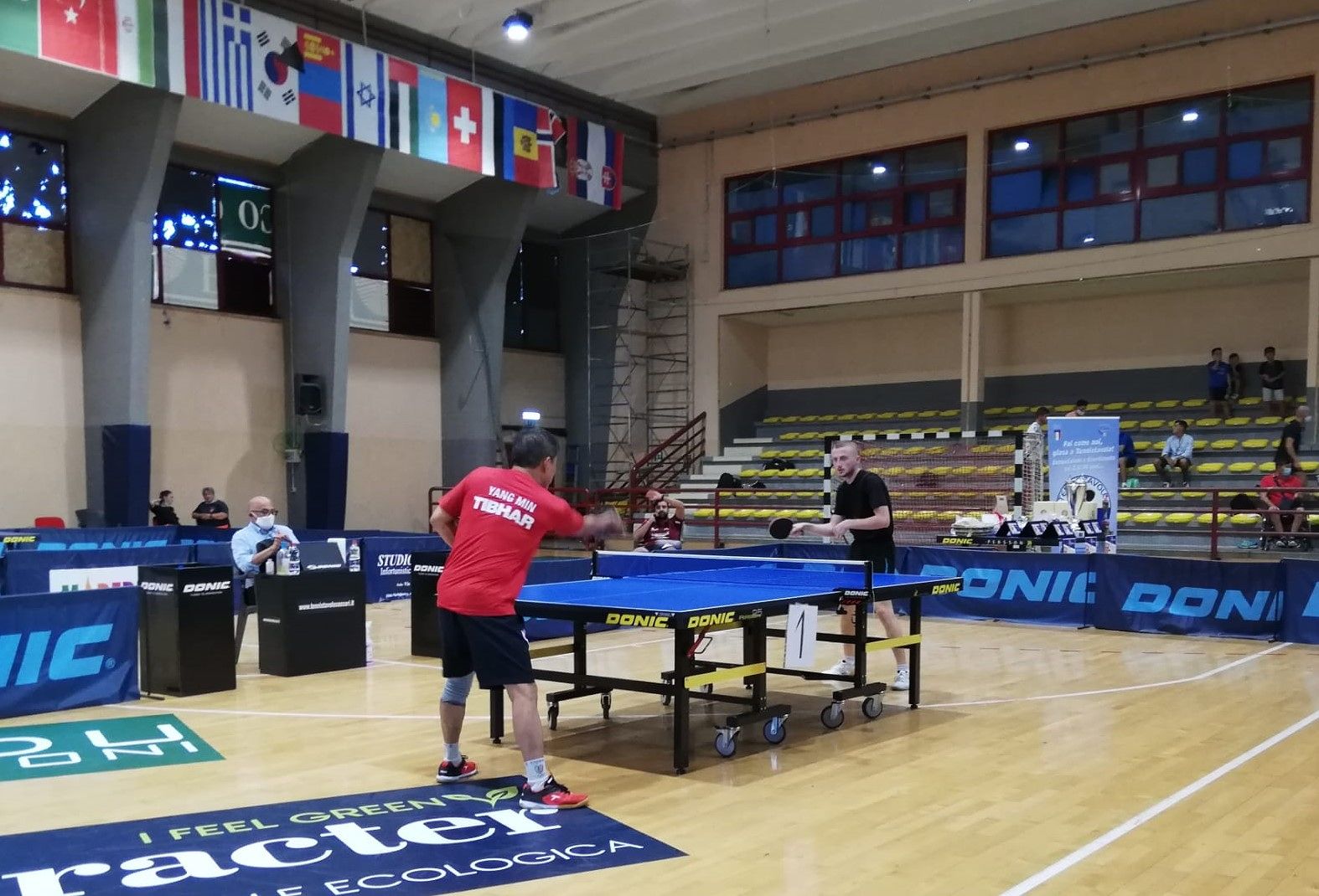 Tennis Tavolo Sassari: Antonino Amato batte Yang Min al Trofeo Città dei Candelieri