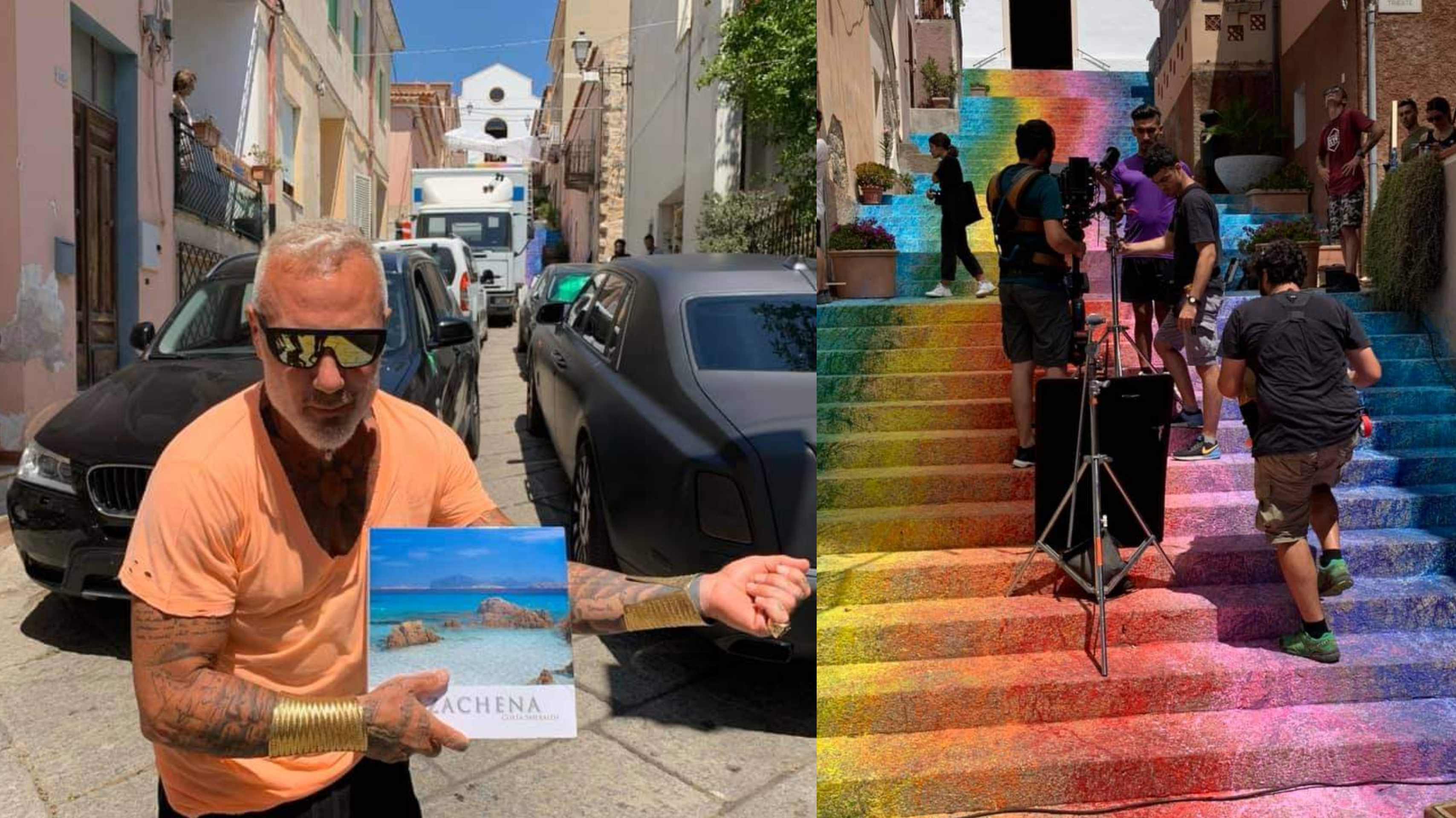 L’influencer Gianluca Vacchi sceglie Arzachena per il suo ultimo video musicale