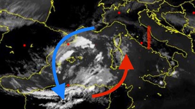 Allerta gialla per temporali a Cagliari e in altre province: da mezzanotte scatta il pericolo piogge