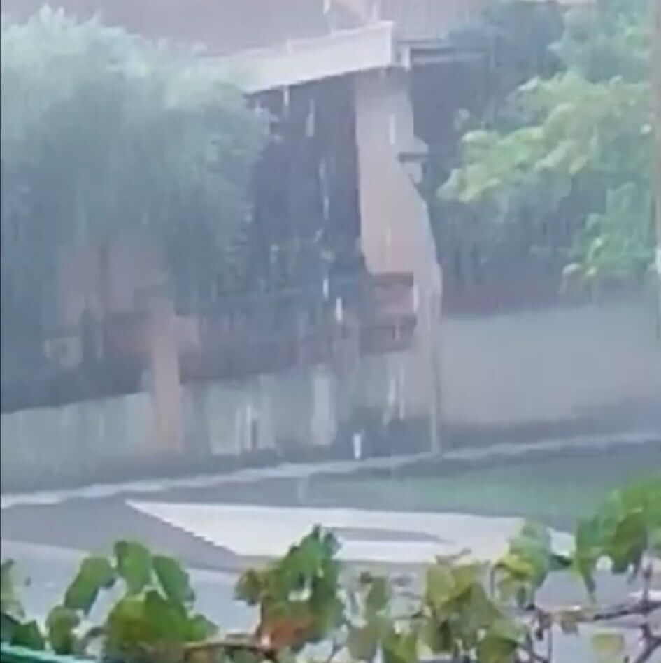 Temporale improvviso a Nuraminis, mezz’ora di forte pioggia per “salutare” l’estate – VIDEO