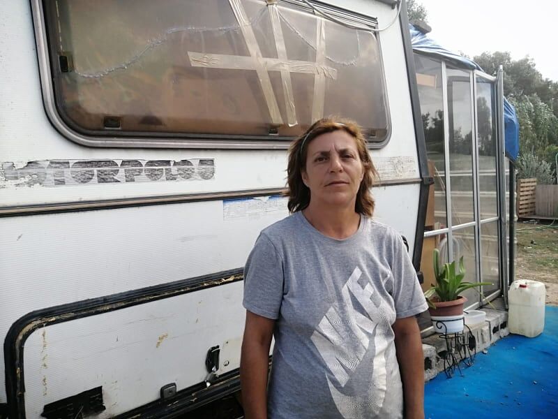 Il dramma di Cinzia: “Vivo in una roulotte a San Sperate con i miei figli, aiutatemi”