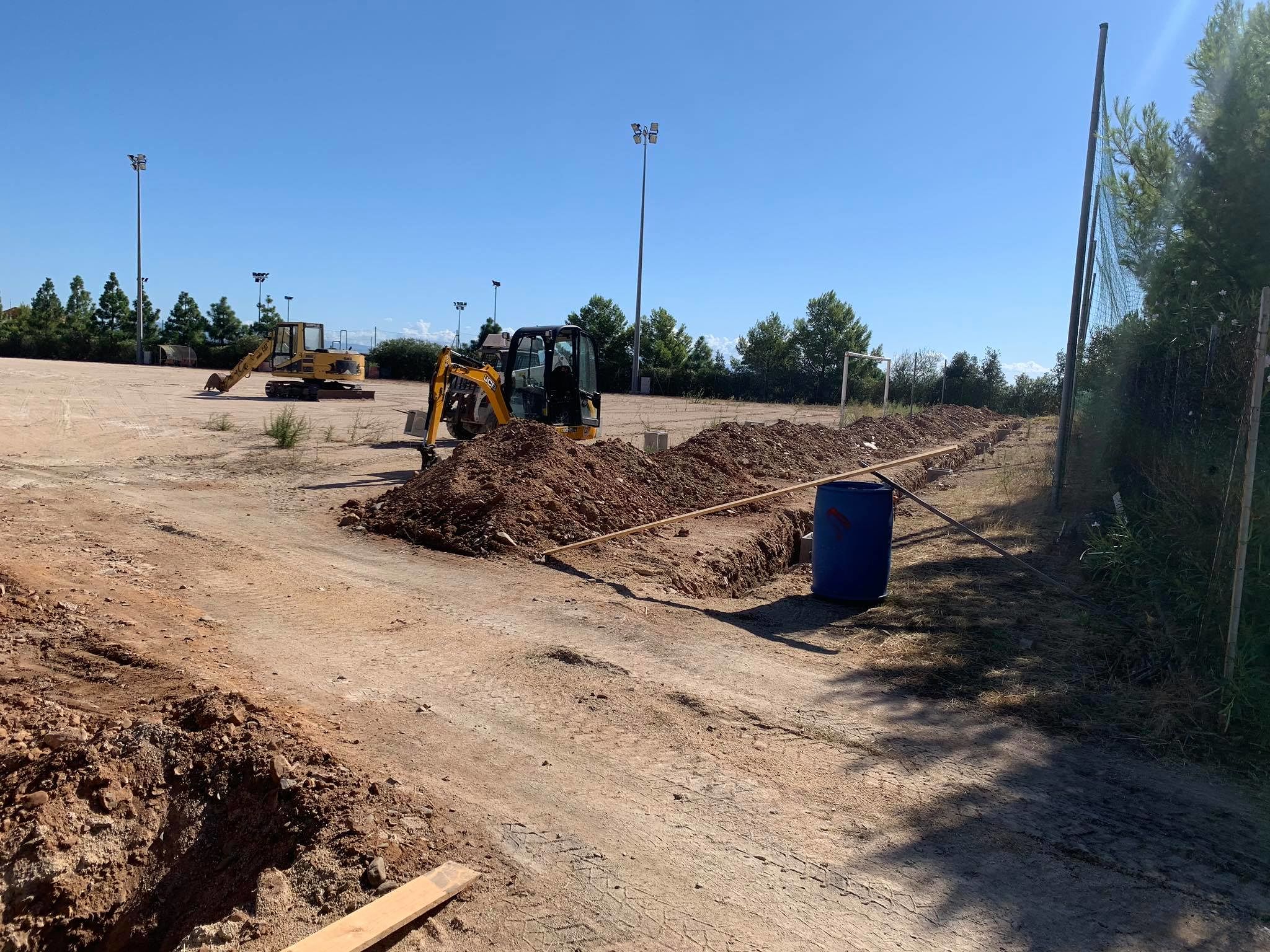 Via libera a Capoterra ai lavori del nuovo centro sportivo Su Suergiu: nuovo campo sportivo in erba sintetica