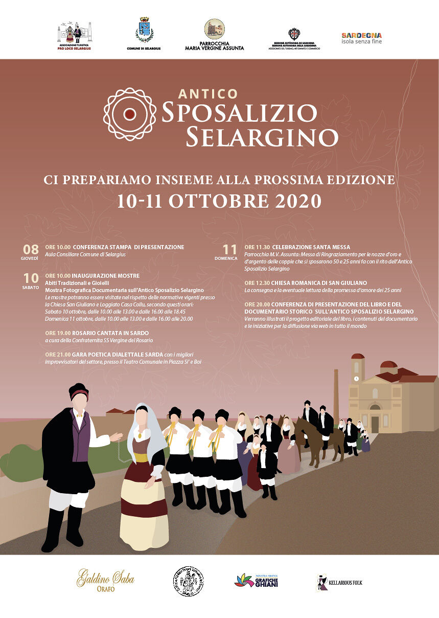 Il covid ridimensiona ma non ferma i festeggiamenti del Matrimonio Selargino