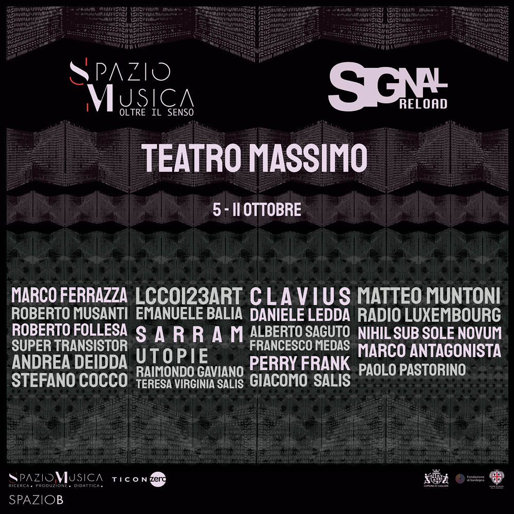 Teatro Massimo di Cagliari, terza giornata per il festival Spaziomusica – Signal Reload