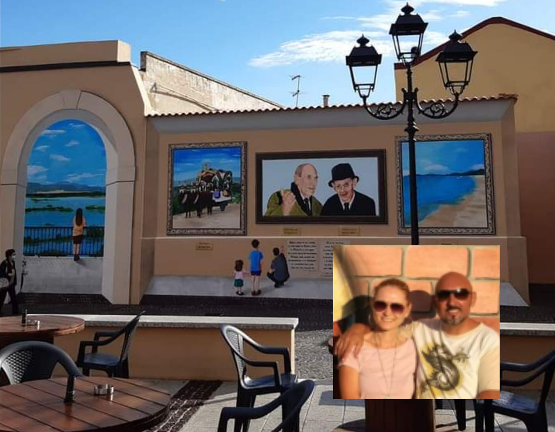 Capoterra, inaugurato il murale degli artisti Agnes Zimmermann e Luca Cocco