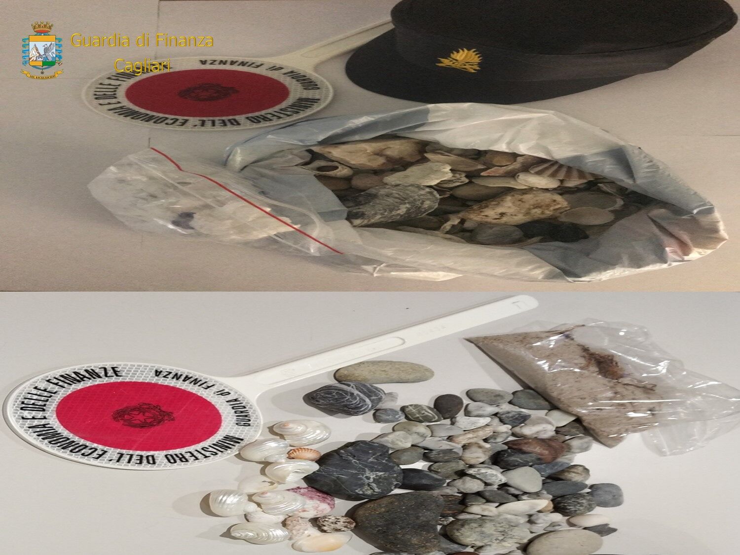 Sabbia, conchiglie e ciottoli rubati dalle spiagge cagliaritane: sanzionati tre turisti stranieri