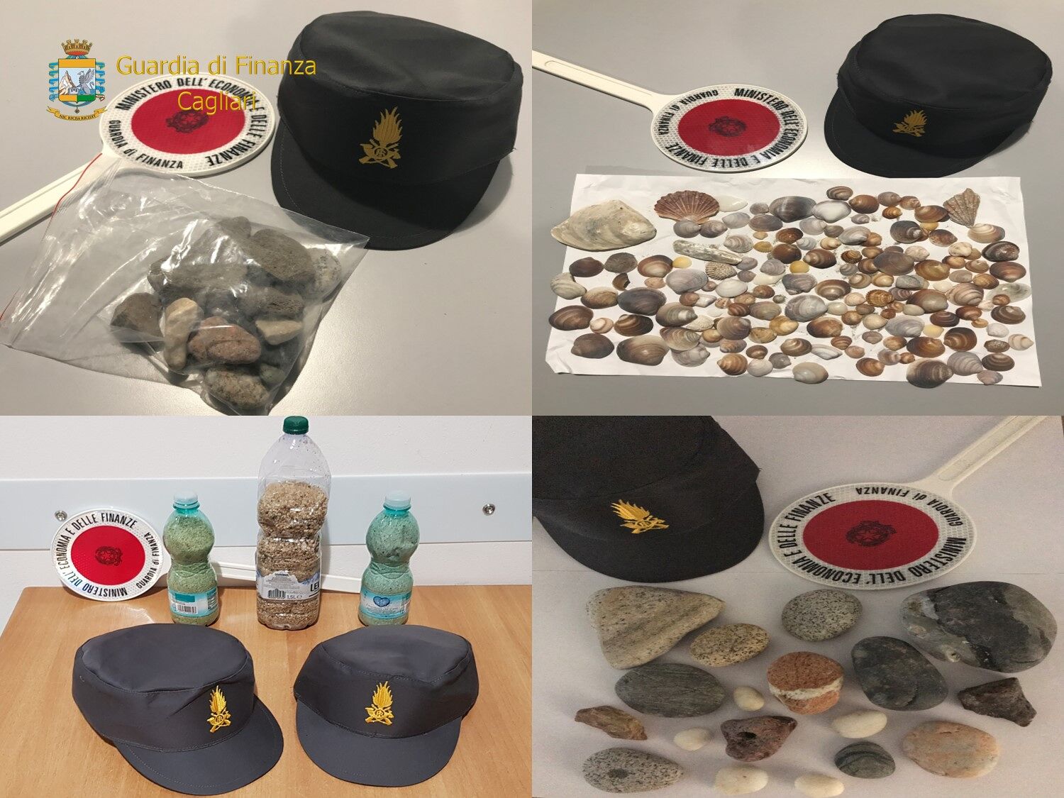 Turisti nei guai all’aeroporto di Elmas: multati per i souvenir vietati, portavano via conchiglie e sabbia sarda