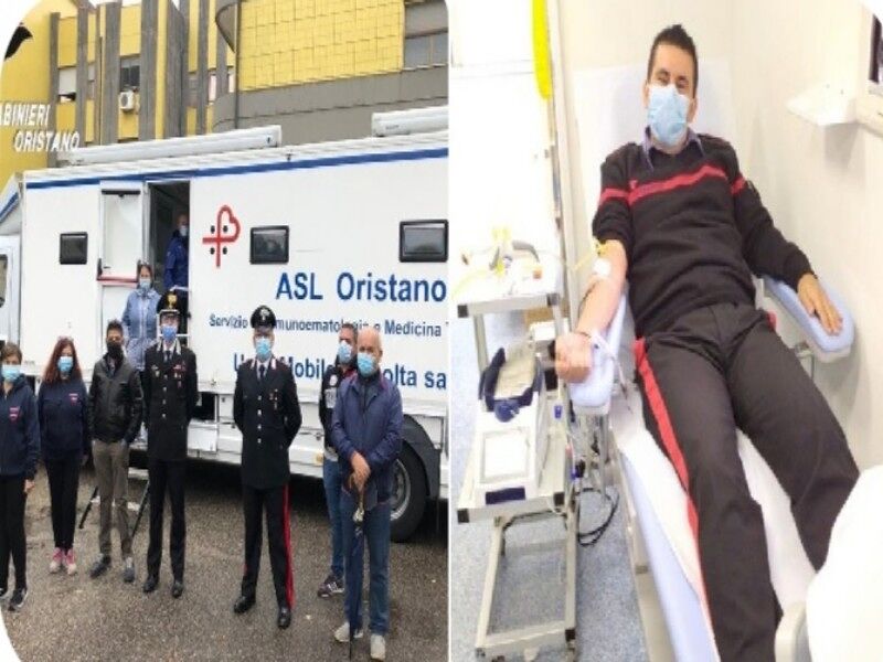 Il Covid non ferma la generosità, i carabinieri donano il sangue per i talassemici