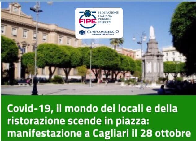 Covid-19, il mondo dei locali e della ristorazione scende in piazza: manifestazione a Cagliari il 28 ottobre