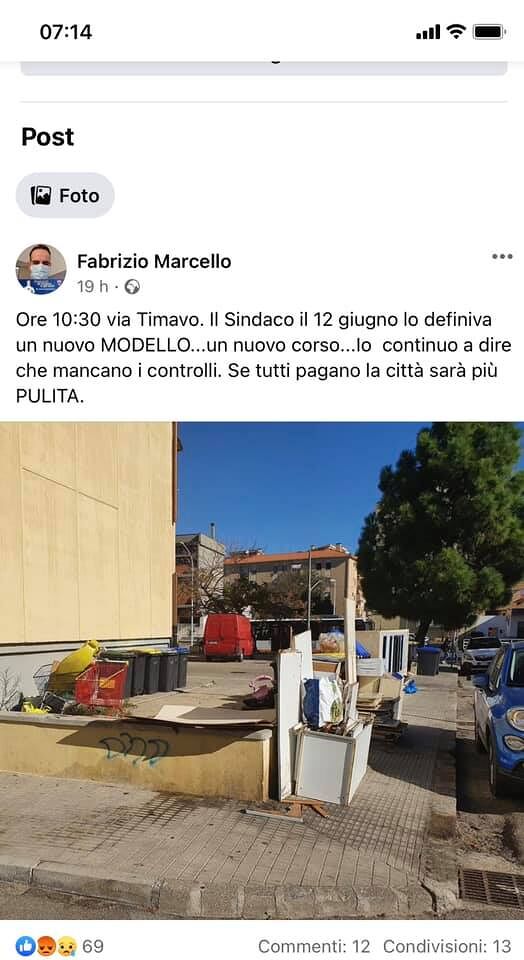 Cagliari, Truzzu gela il Pd: “La menzogna del comunista: altro che discarica in via Timavo, è un ritiro di ingombranti”