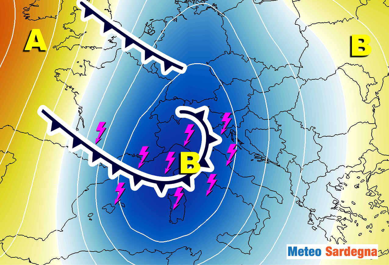 Sardegna, questa volta arriva davvero il freddo: brusco peggioramento meteo da domenica