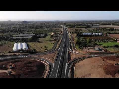 Nuova Sulcitana a Pula, ecco la quattro corsie: lo spettacolare video dal drone